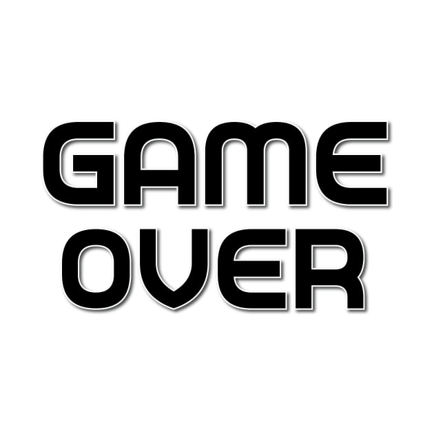 Game Over - Design 1 by 7-Bit Gaming