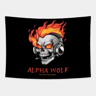 alpha wolf Tapestry