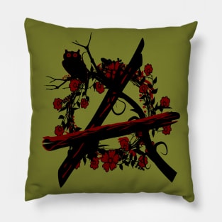 Eco Anarchism - Anarchist, Leftist, Socialist, Green, Climate Change Pillow