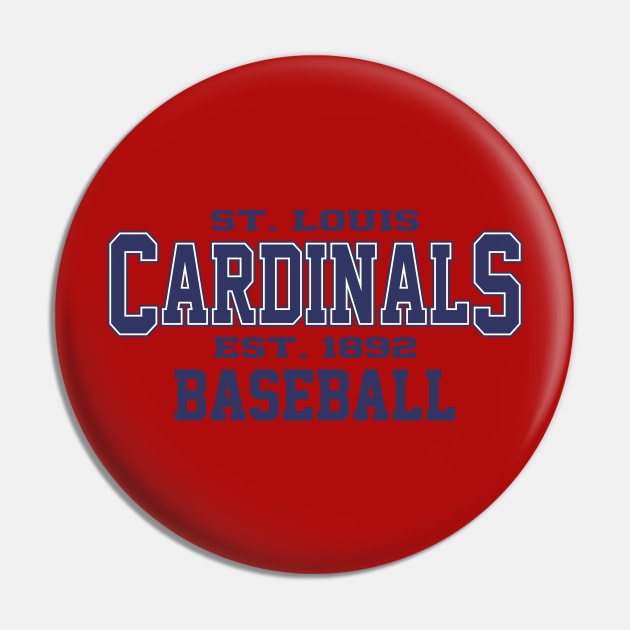 Cardinals St. Louis Baseball Pin by Cemploex_Art