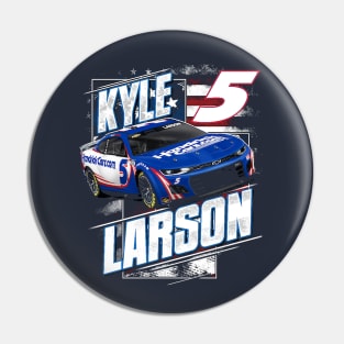 Kyle Larson Navy Patriotic Pin