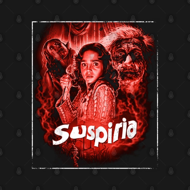 Enchanting Horrors Suspirias Movie Tees, Explore the Dark and Artistic World of the Supernatural by Fantasy Forest