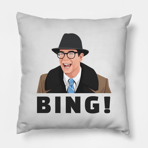 BING!  Ned Ryerson Pillow by BodinStreet