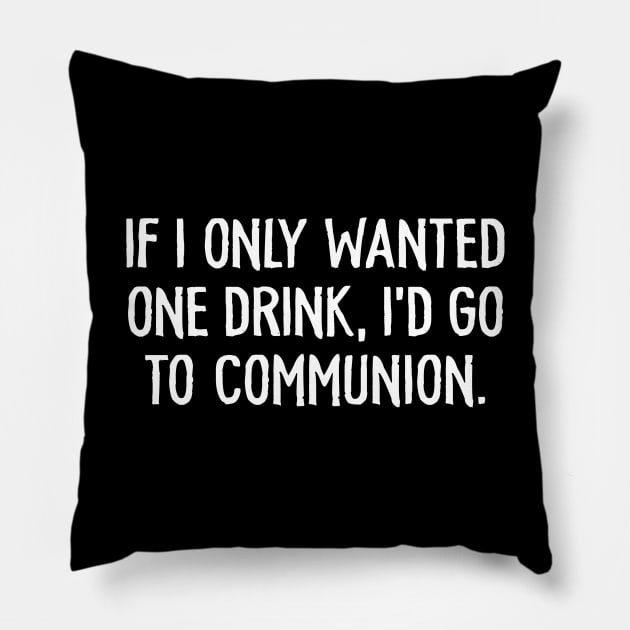 One Drink Pillow by Stacks