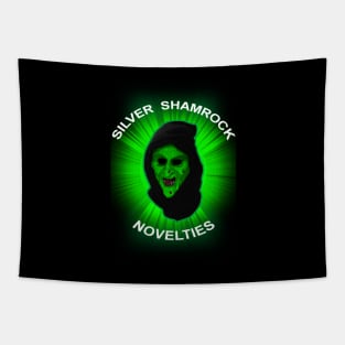 Silver Shamrock Witch Tapestry