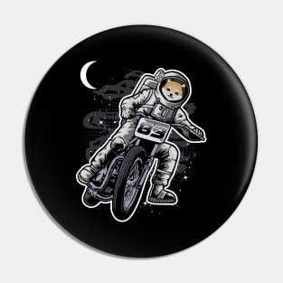 Astronaut Motorbike Dogelon Mars Coin To The Moon Crypto Token Cryptocurrency Wallet Birthday Gift For Men Women Kids Pin