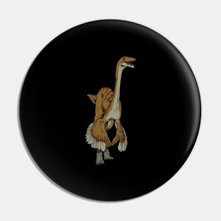 Drawing of the Gallimimus Pin