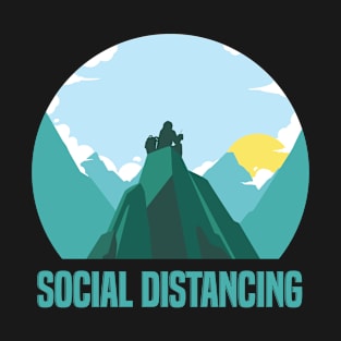 Vertical Social Distancing T-Shirt