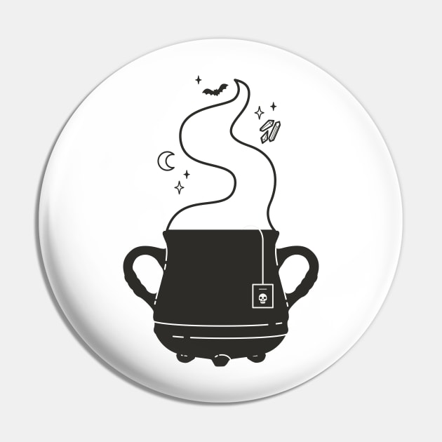 Witches Brew Pin by LoverlyPrints