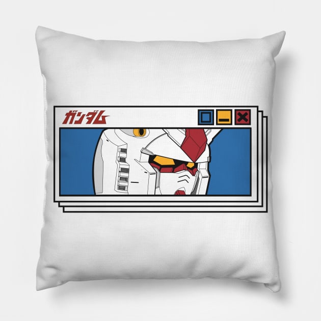 Gundam exe Pillow by WahyudiArtwork