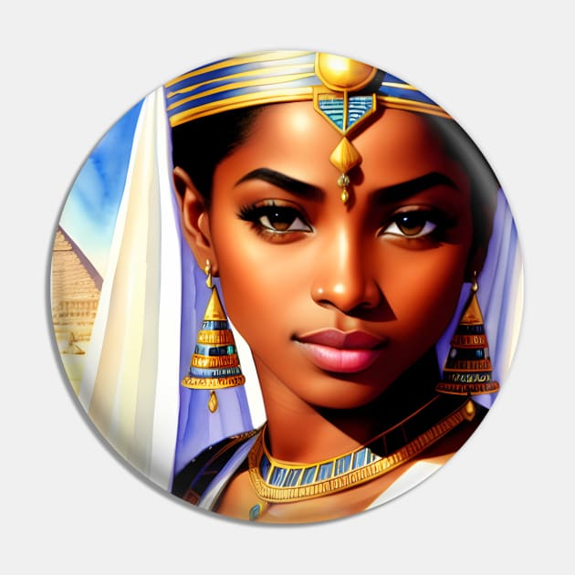 Nubian Egyptian Princess Pin by Nobiya