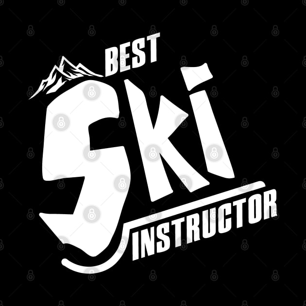 Skiing Teacher Skier Coach Ski Instructor Course by dr3shirts