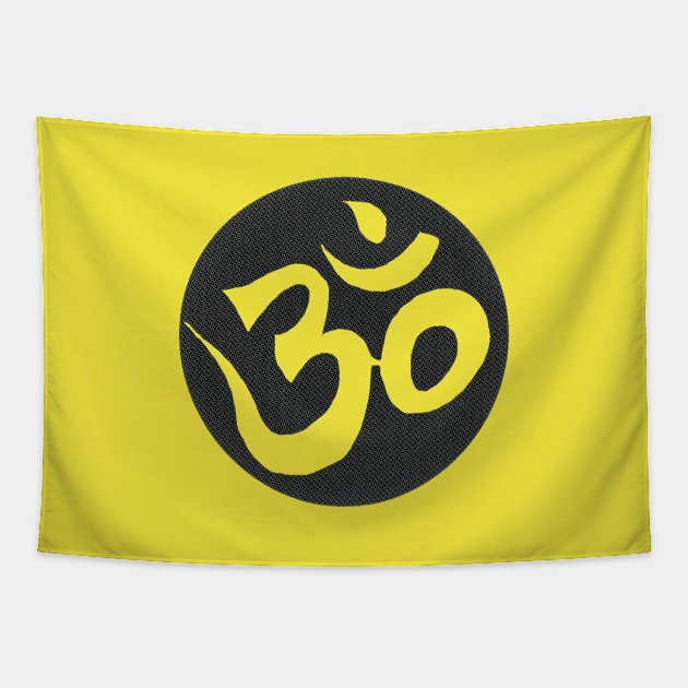 Sacred Spiritual Awakening Om Symbol Tapestry by PlanetMonkey