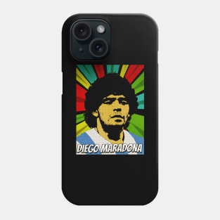 Diego Maradona Pop Art Design // Fan Art Phone Case