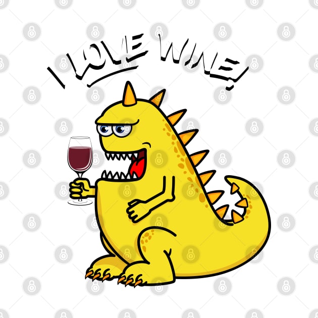 Monster Loves Wine! by Ferrous Frog