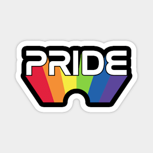 PRIDE LOGO RAYS Magnet