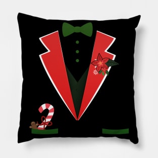 Christmas Tuxedo Costume Pillow