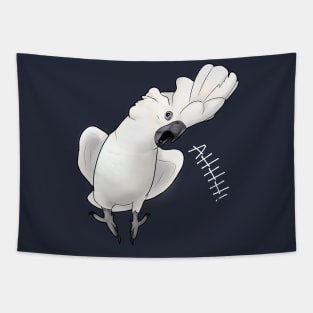 Screaming Cockatoo Tapestry