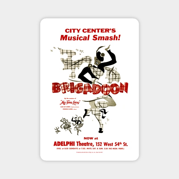 Brigadoon Playbill Magnet by RockettGraph1cs