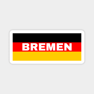 Bremen City in German Flag Magnet