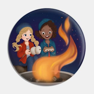 Fireside S'mores Pin