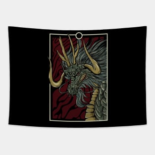 Mythical Beast Dragon Pirate Tapestry