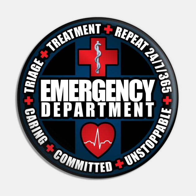 Emergency Department Unstoppable Pin by LaughingCoyote