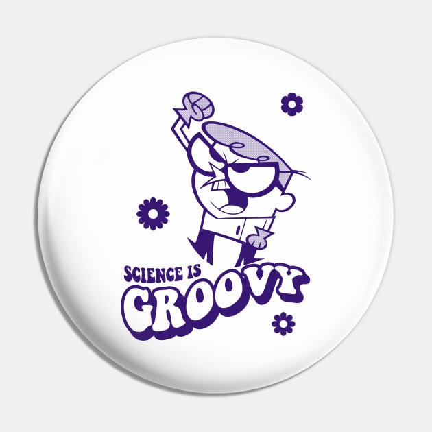 Dexters Laboratory - Groovy Tie Dye Pin by KERZILLA