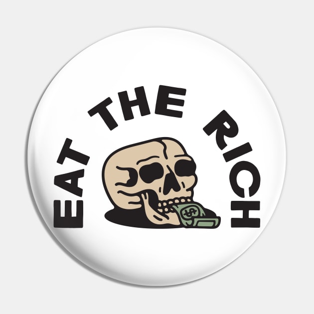 Eat The Rich Pin by Nick Quintero