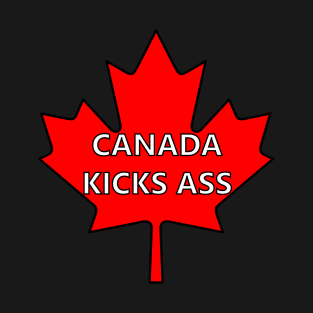 Canada Kicks Ass! Large v2 T-Shirt