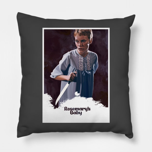 Rosemary's Baby Pillow by dmitryb1