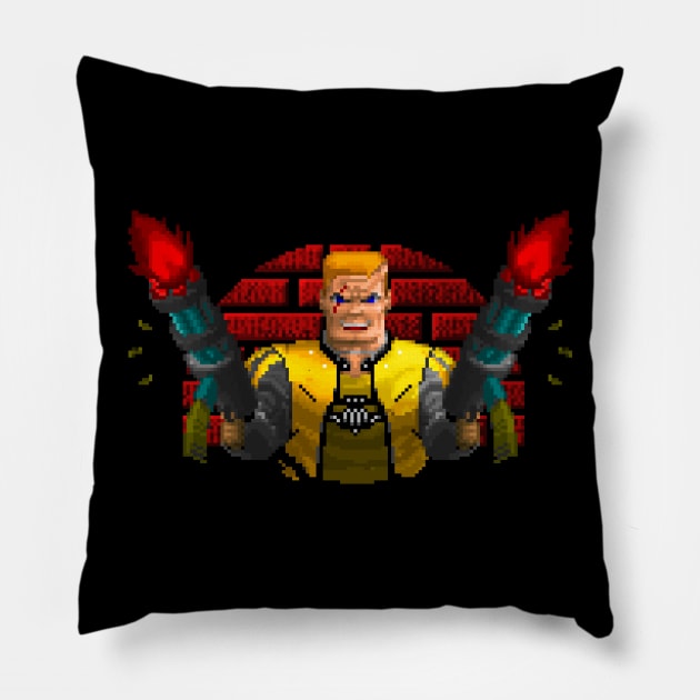 Time to Get Psyched - Terror Billy Pillow by RetroPixelWorld