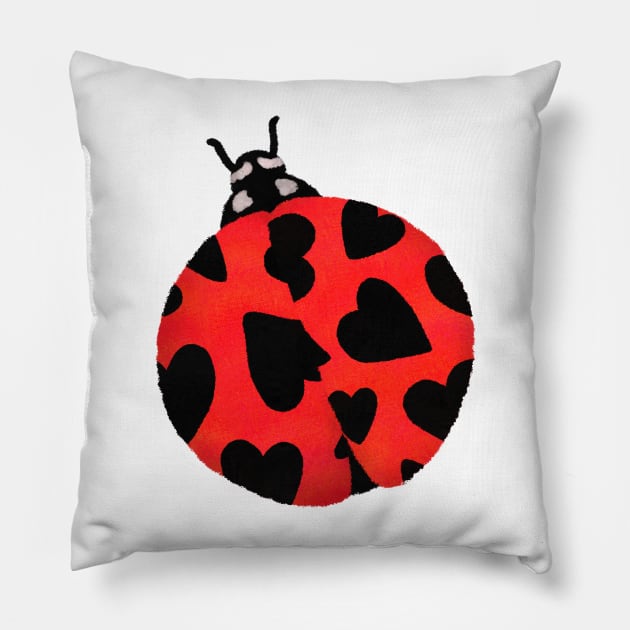 Lovebug Pillow by Surplusweird