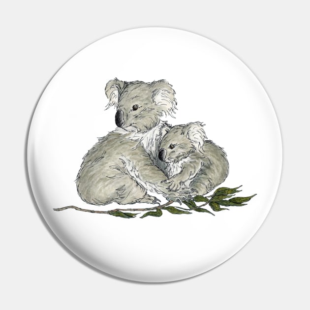 Koala and Joey Pin by AussieLogic