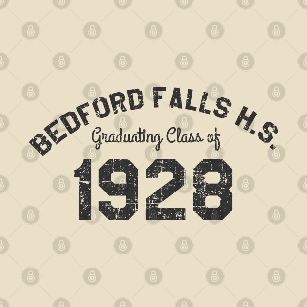 Bedford Falls High School distressed by woodsman