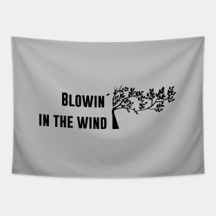 Blowin´ in the wind, black Tapestry