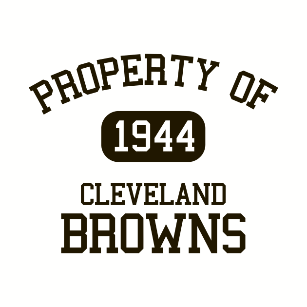 Property of Cleveland Browns by Funnyteesforme