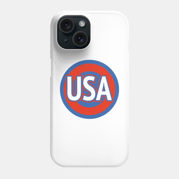 USA superhero logo Phone Case by nickemporium1