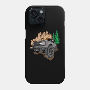 Ford Bronco Design - Grey Bronco Phone Case