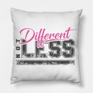 'Different Not Less' Autism Awareness Shirt Pillow