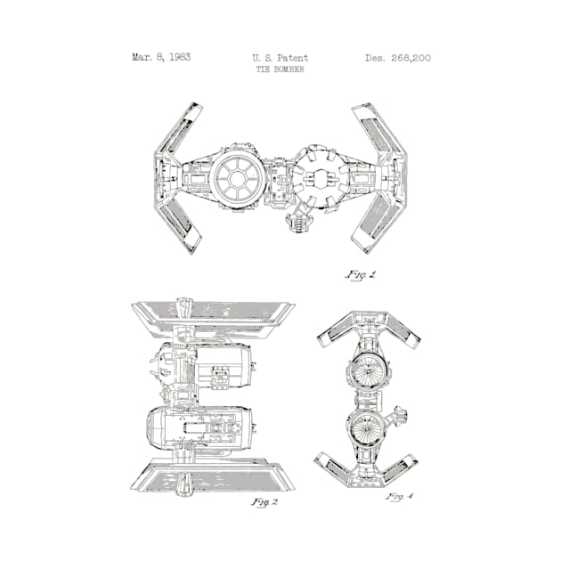 Tie Bomber (black) by Big Term Designs