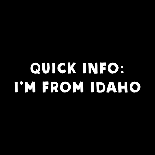 Idaho Cool & Funny by Novel_Designs