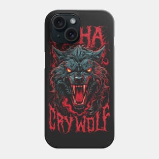 Cry Wolf -- Metal Style Design Phone Case