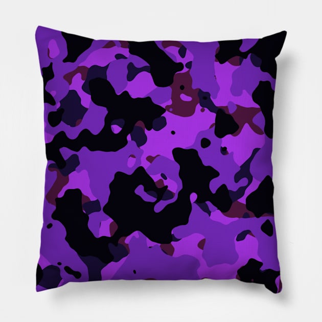 Dark Face Mask Design Pillow by mo designs 95