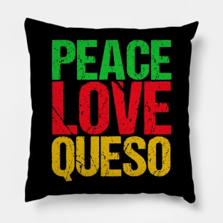 Peace Love Queso Pillow