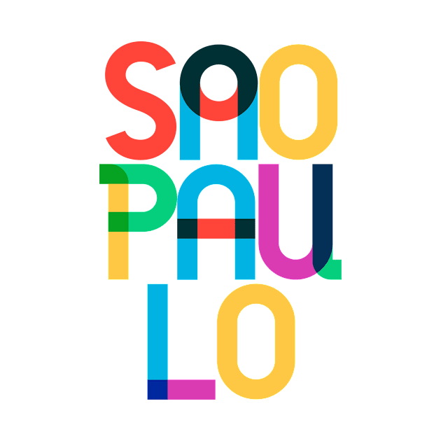 São Paulo Brazil Pop Art Letters by Hashtagified