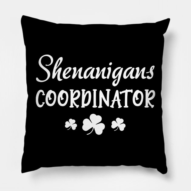 Shenanigans coordinator 2022 Pillow by bisho2412