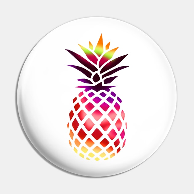 Colorful pineapple Pin by Lamink