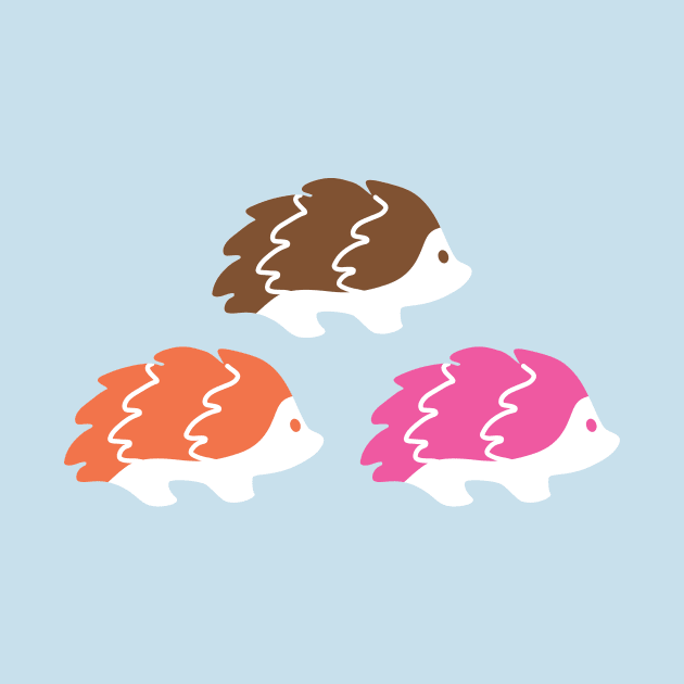 Sashimi Hedgehogs by littleoddforest