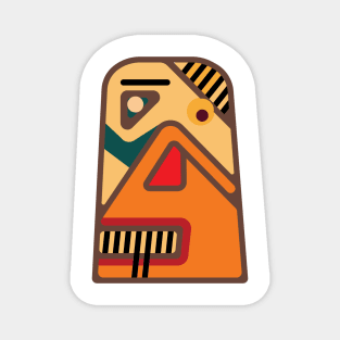 African mask #7 Magnet